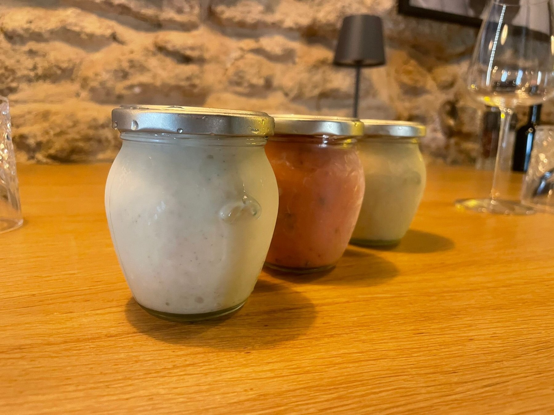 Sauces maison en bocal