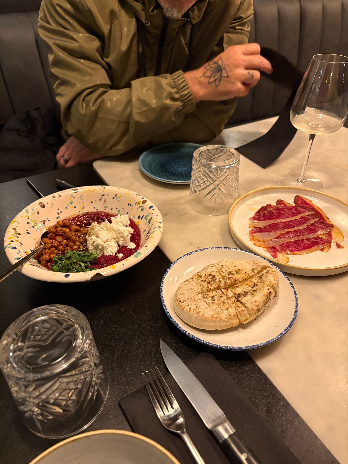 Petites bouchées dressées